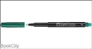 ماژیک سبز پاکن‌دار FABER CASTELL 151363 Multimark 0.6mm F