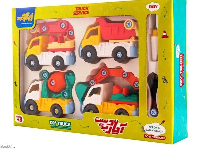 بازی دست به آچار (بیل مکانیکی و کمپرسی و جرثقیل و میکسر)