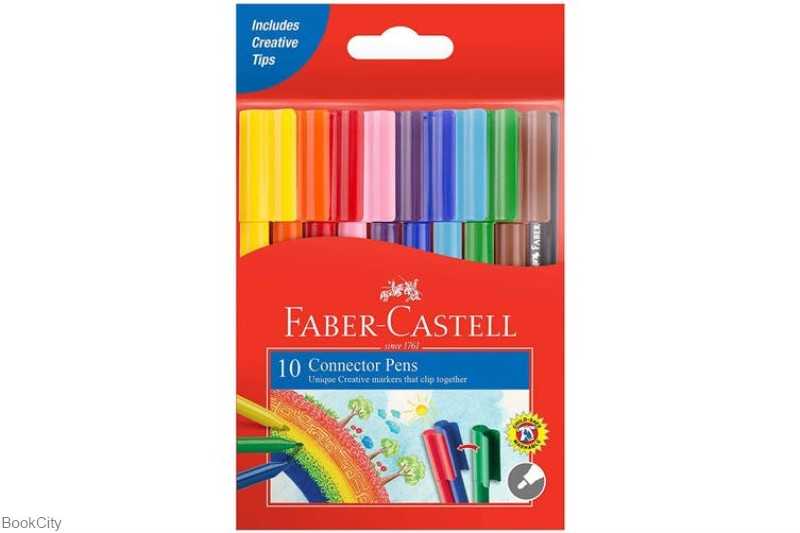 ماژیک 10 رنگ درچسبان FABER CASTELL 111150