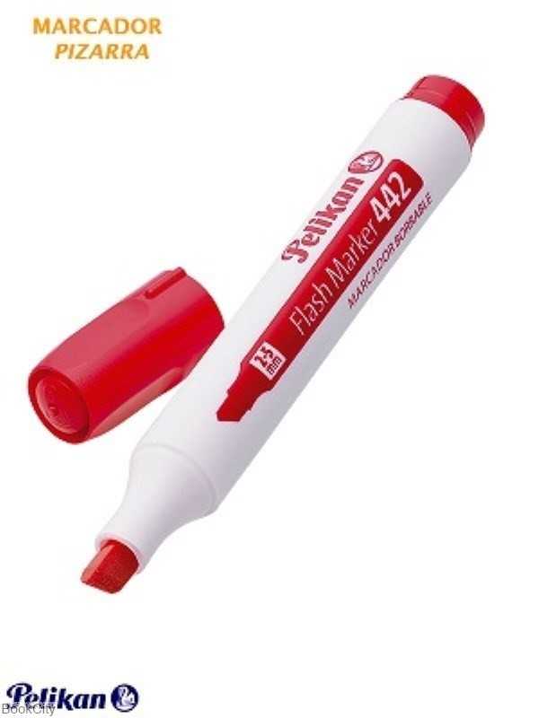 ماژیک وایت‌برد نوک تخت قرمز Pelikan 442M