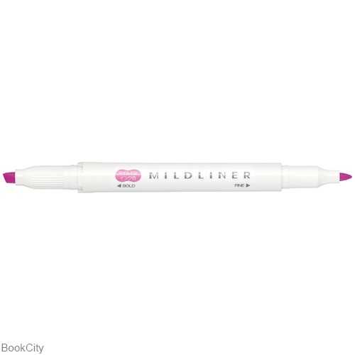 ماژیک های‌لایت 2 سر ZEBRA Mildliner Mild fuchsia pink