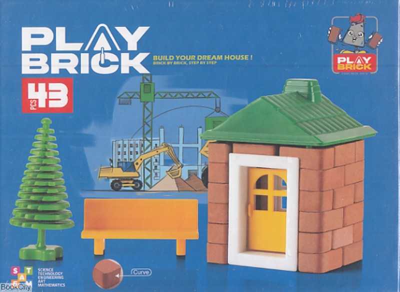 آجر بازی 43 قطعه تیپ یک play magnet 4020 - 0