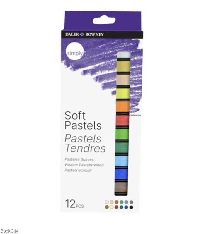 پاستل گچی 12 رنگ DALER ROWNEY 157500112