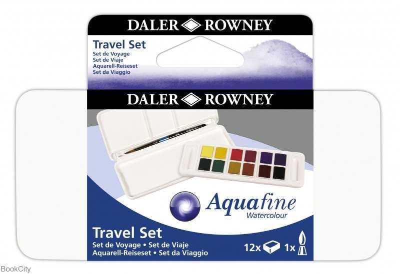 آبرنگ قرصی 12 رنگ DALER ROWNEY 131900001 Aquafine