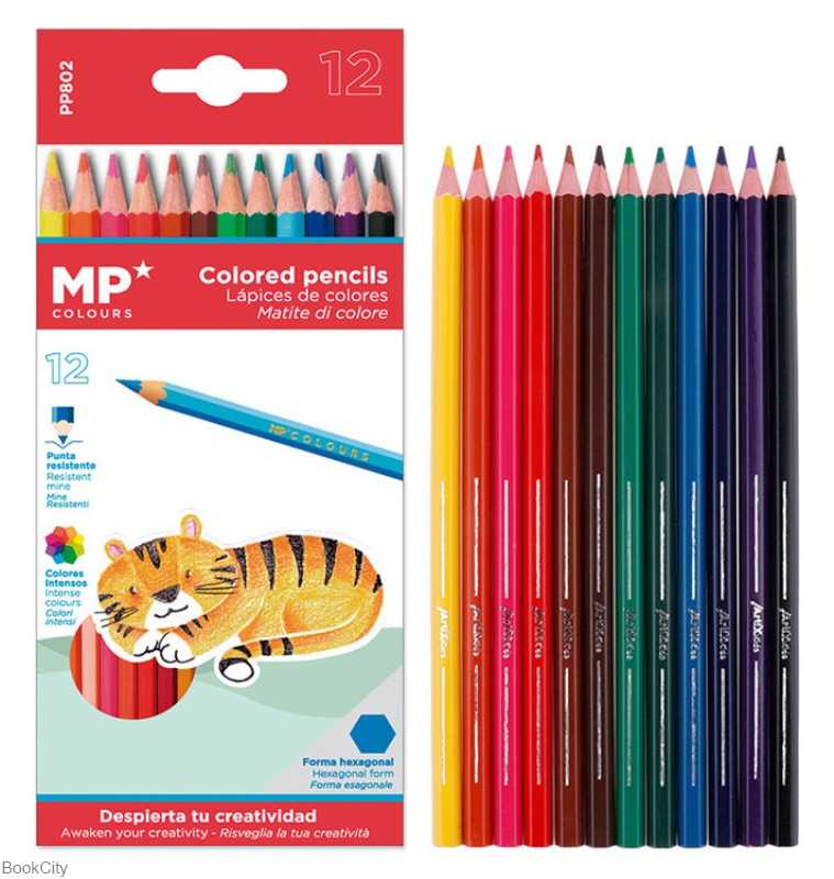 مدادرنگی 12 رنگ MP 802