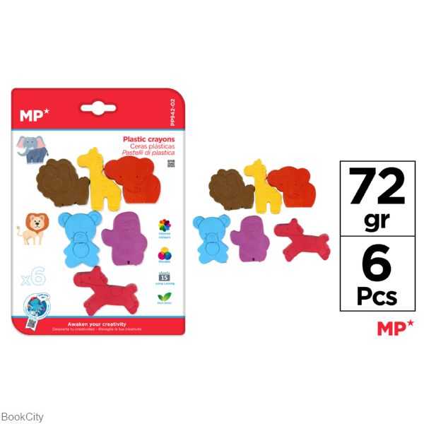 پاستل 6 رنگ طرح حیوانات جنگل MP 942-02