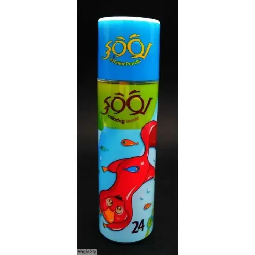 مدادرنگی 24 رنگ استوانه Looky 4024