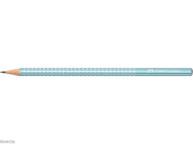 مداد مشکی بدنه آبی متالیک FABER CASTELL 118262 Sparkle