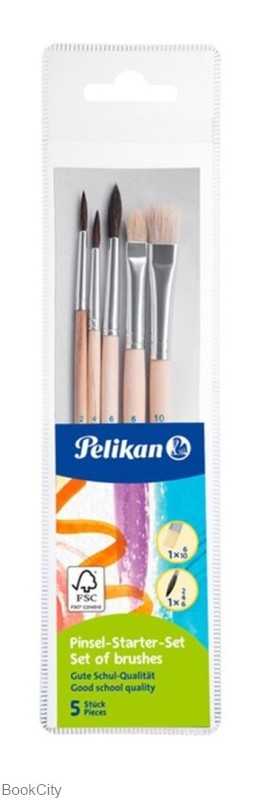 ست قلم مو 5 عددی Pelikan Starter 718163
