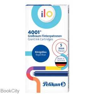 جوهر فشنگی بنفش 5 عددی بلند Pelikan ilo 4001