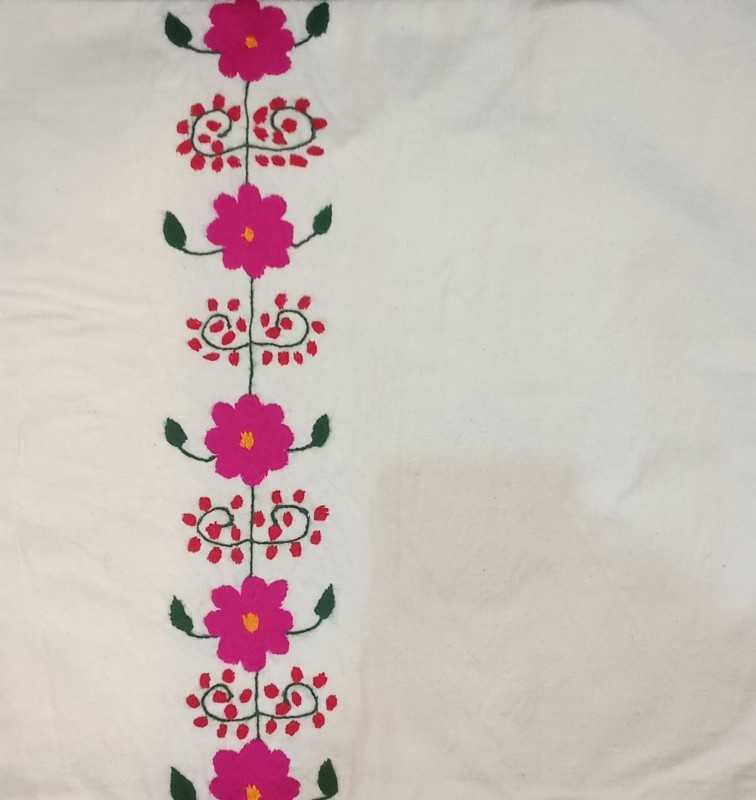 کاور کوسن 38×38 گلدوزی ریسه سرخابی