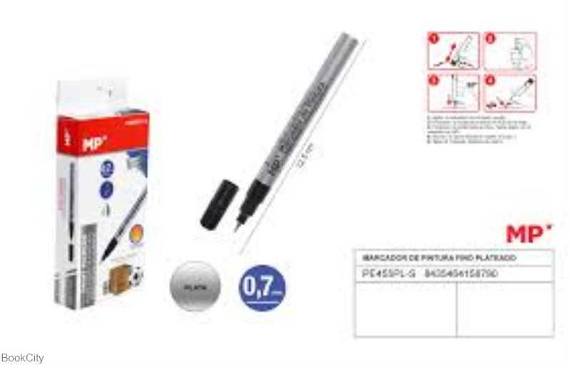 ماژیک پوششی نقره‌ای MP 455 0.7mm Paint Marker