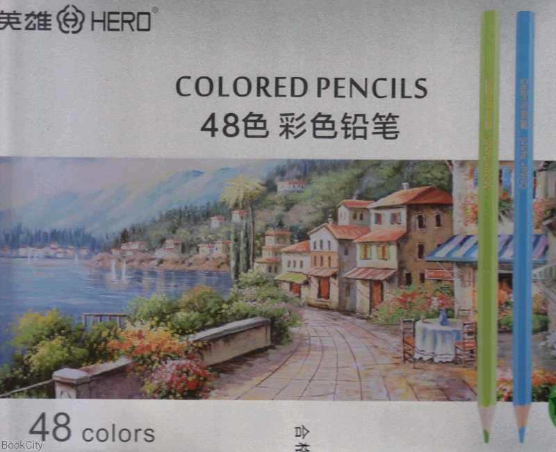 مدادرنگی 48 رنگ فلزی HERO 776-48B