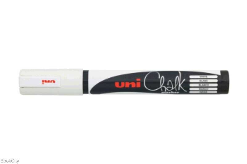 ماژیک گچ شیشه سفید نوک گرد Uniball PWE-5M