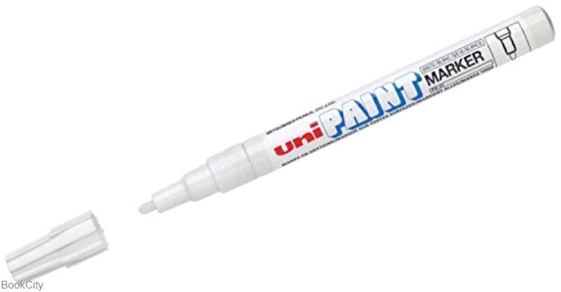 ماژیک پوششی سفید نوک گرد Uniball PX-21 1.2mm