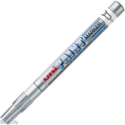 ماژیک پوششی نقره‌ای نوک گرد Uniball PX-21 1.2mm