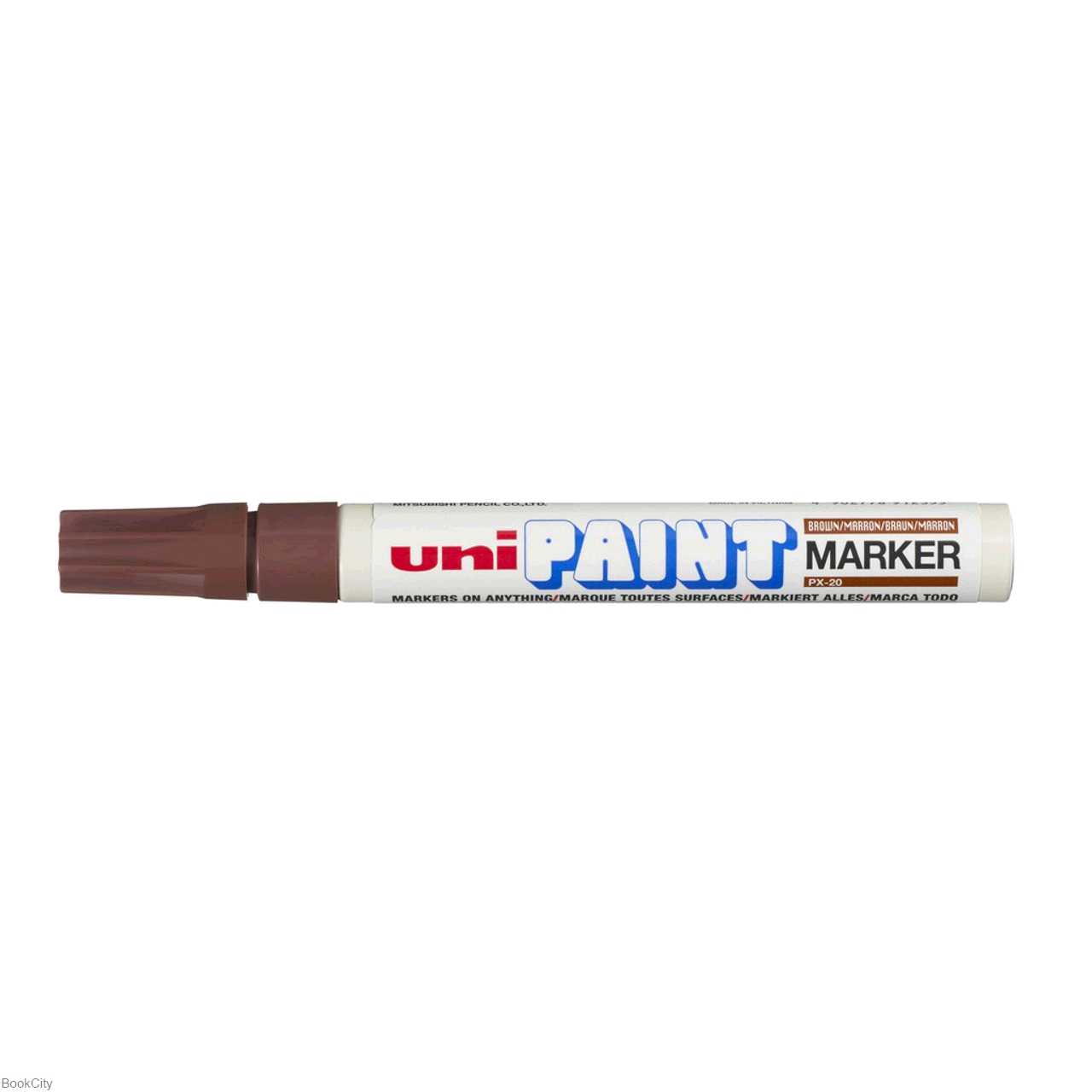 ماژیک پوششی قهوه‌ای نوک گرد Uniball PX-20 2.8mm