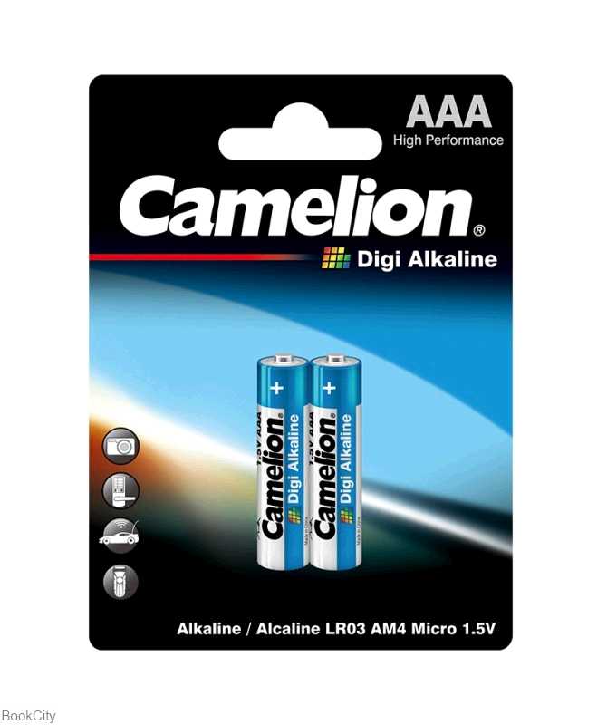 باتری نیم قلمی 2 عددی Camelion Digi Alkaline