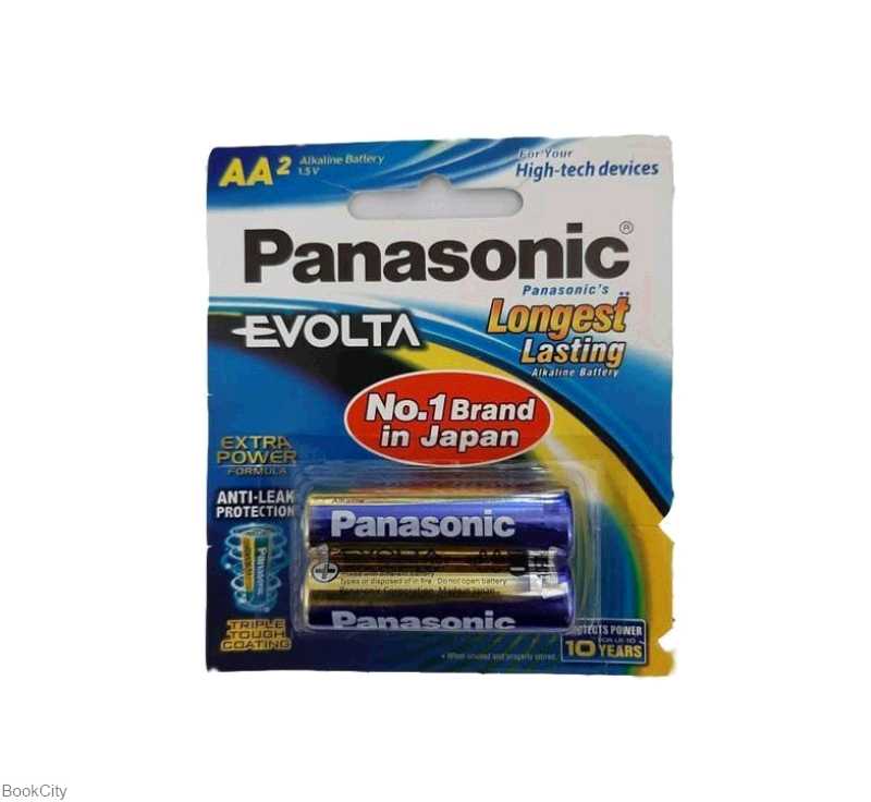 باتری قلمی 2 عددی Panasonic Evolta - 0