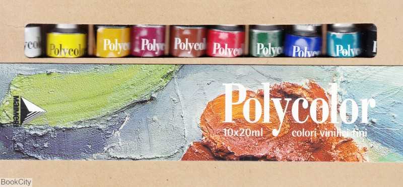 رنگ آکریلیک 10 رنگ MAIMERI 1298100 Polycolor 20ml