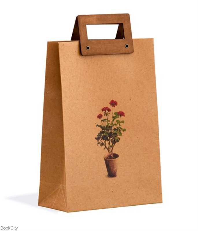 ساک دستی کرافت سایز 6  دسته چوبی سارنگ - 0