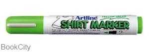 ماژیک پارچه Artline EKT2 2mm Yellow Green