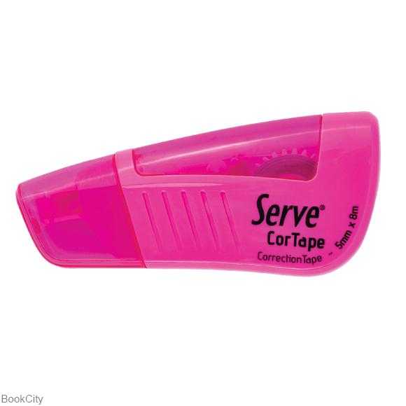 لاک غلط‌گیر نواری صورتی Serve 5mm