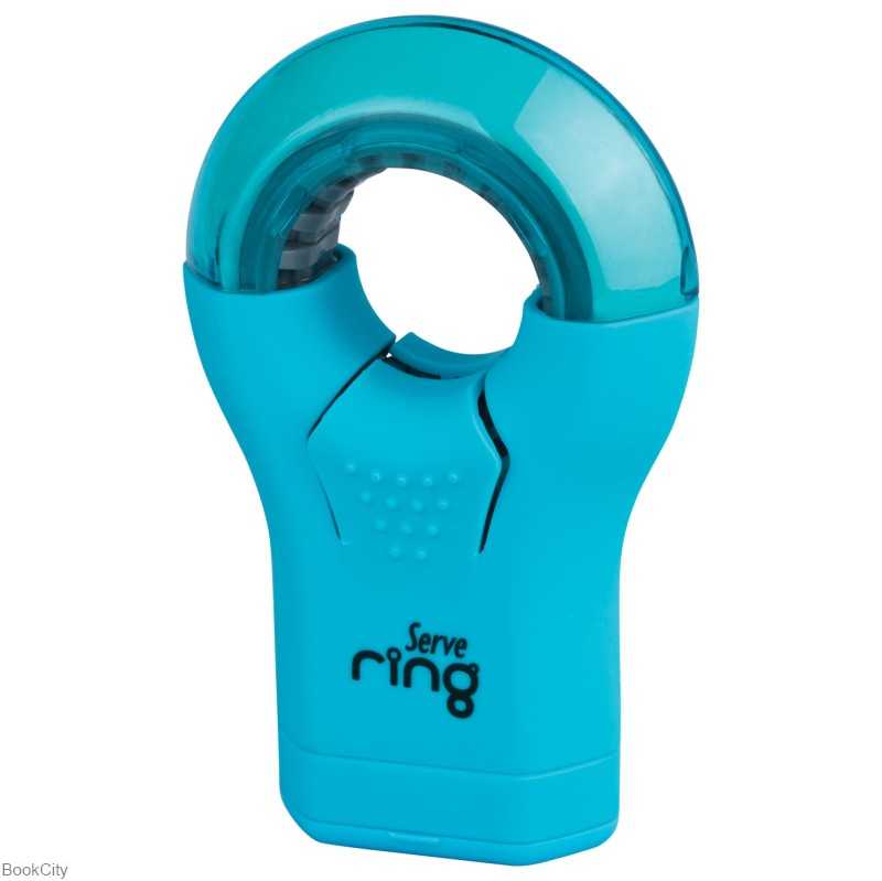 پاک‌کن و تراش تک سوراخ مخزن‌دار آبی Serve Ring