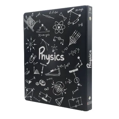 کلاسور 26 حلقه 100 برگ مشکی dotnote physics