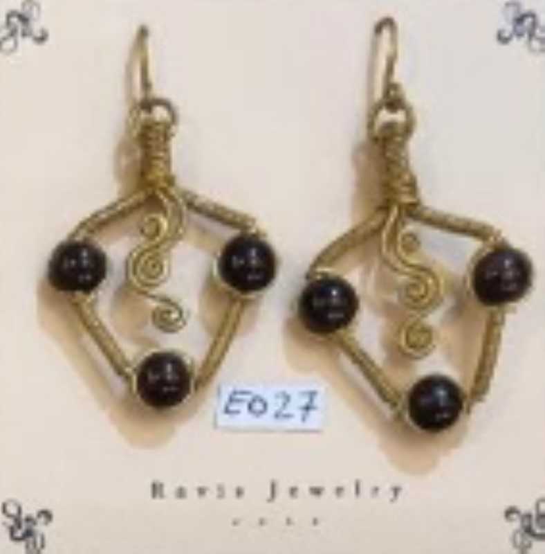 گوشواره برنج EO27 راویس