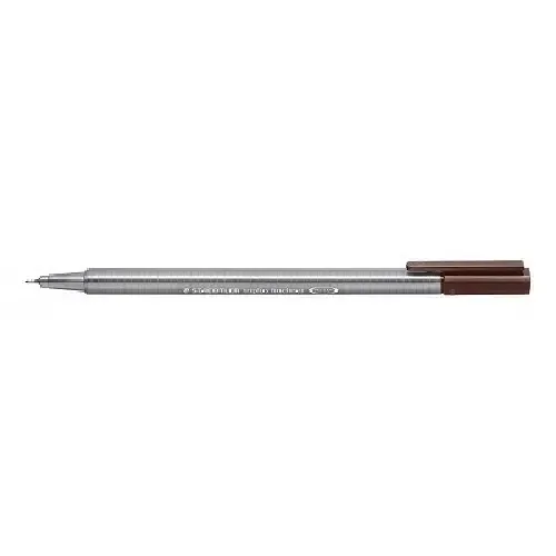 روان‌نویس نوک نمدی قهوه‌ای STAEDTLER 334-75