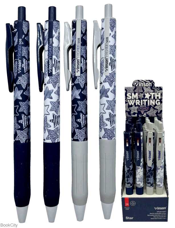 روان‌نویس آبی فشاری Vinson Fashion 508