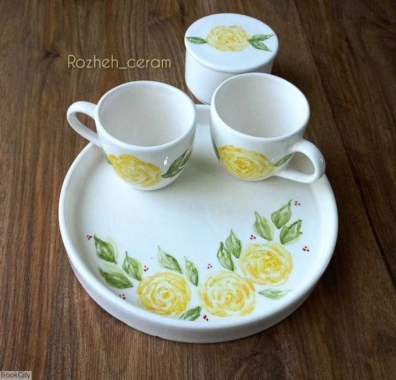 ست چای‌خوری 5 تکه روژه سرام