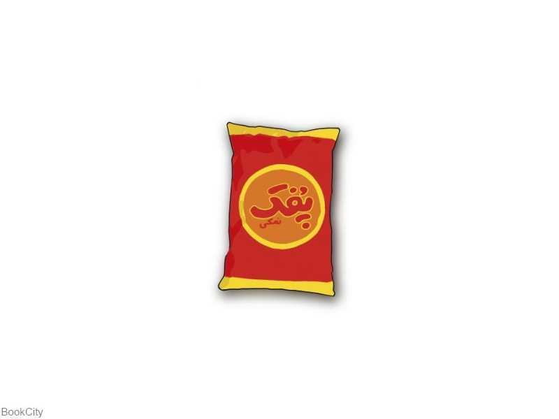 استیکر برجسته طرح پفک نمکی کت مپ