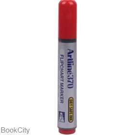 ماژیک قرمز نوک گرد Artline 370 Flipchart 2mm
