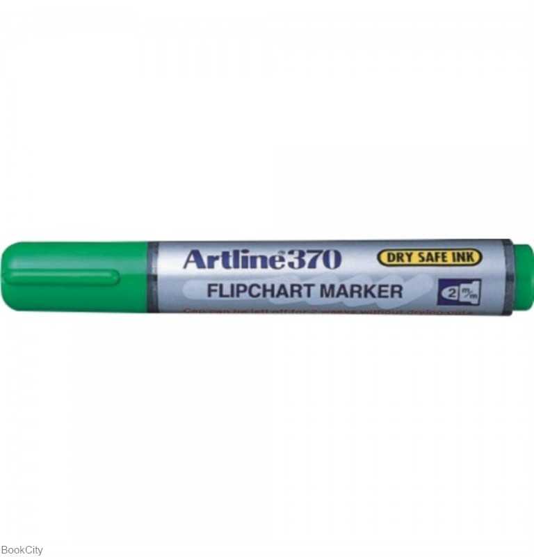 ماژیک سبز نوک گرد Artline 370 Flipchart 2mm