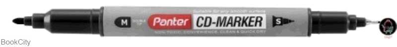 ماژیک CD مشکی 2 سر Panter 102