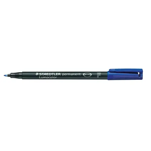ماژیک پاک‌نشو آبی STAEDTLER 318 F-3  Lumocolor 0.6mm