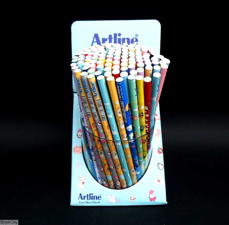 مداد قرمز بدنه طرح‌دار Artline