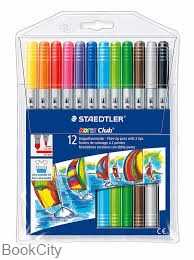 ماژیک 12 رنگ 2 سر STAEDTLER 320NWP12 Noris Club