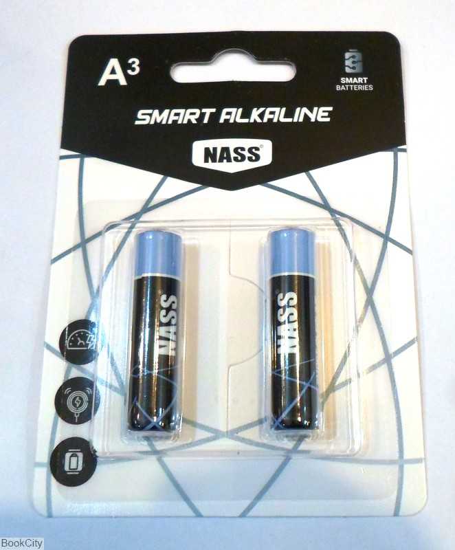 باتری نیم قلمی 2 عددی NASS Smart Alkaline - 0