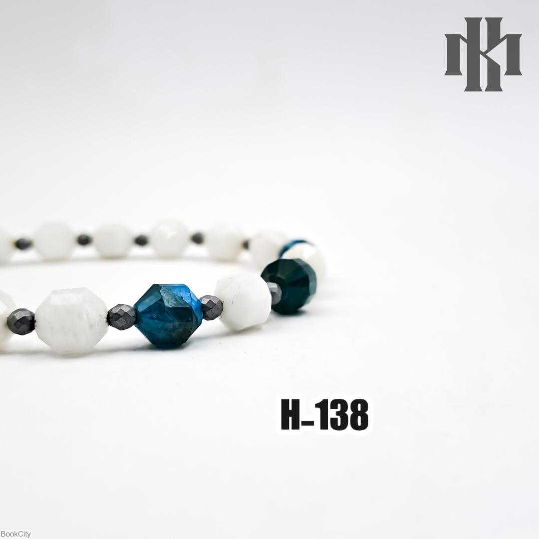 دستبند سنگ مون‌استون و اپاتیت MK Gallery H138