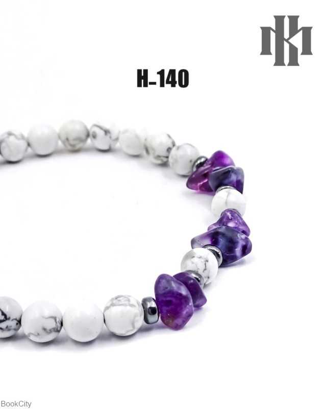 دستبند سنگ هایولیت و آمیتیست MK Gallery H140