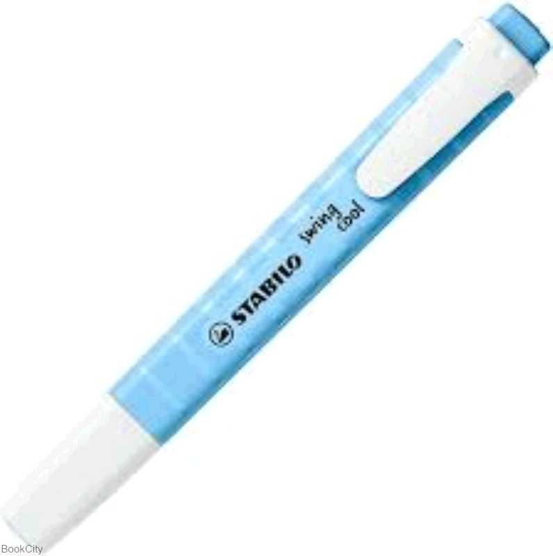 ماژیک هایلایت آبی پاستلی STABILO 275-112-8 Swing Cool - 0