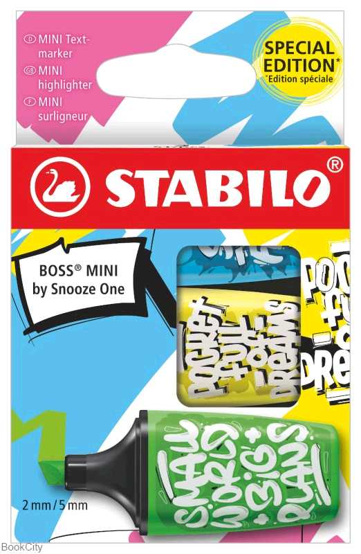ماژیک های‌لایت 3 رنگ STABILO 07-03-61 Boss Mini