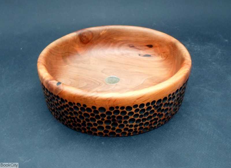 ظرف چوبی لبه صاف سکه‌دار Mona Crafts