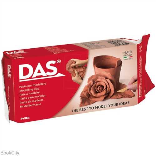 خمیر مجسمه‌سازی قهوه‌ای DAS F387600 1000gr