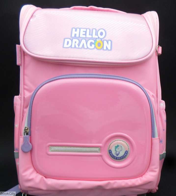 کوله‌پشتی سایز 46 صورتی HELLO DRAGON NPB22038L-2