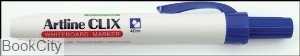ماژیک وایت‌برد آبی نوک تخت فشاری Artline EK-593A Clix