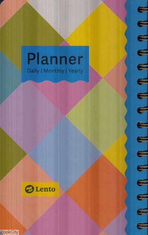 پلنر روزانه رنگی رقعی Lento Planner